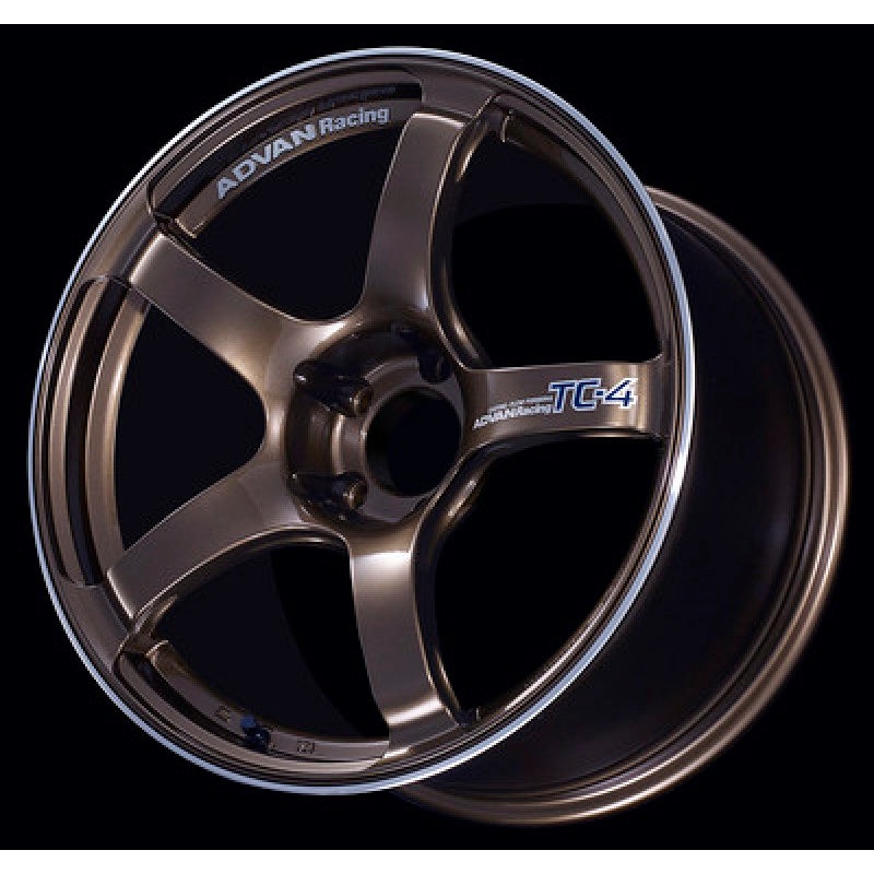 Advan TC4 17×7.0 +42 4-100 Umber Bronze Metallic & Ring Wheel