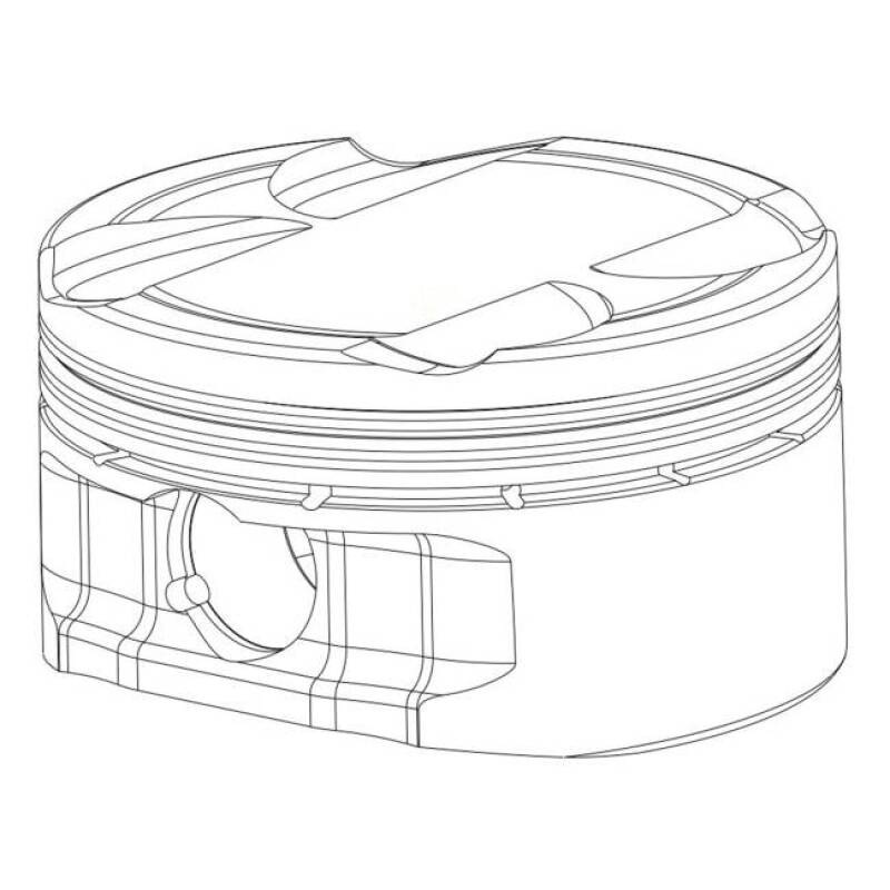 CP Piston & Ring Set For Honda Auto K20 – Bore 90mm 14.5:1 Comp Ratio (Single)