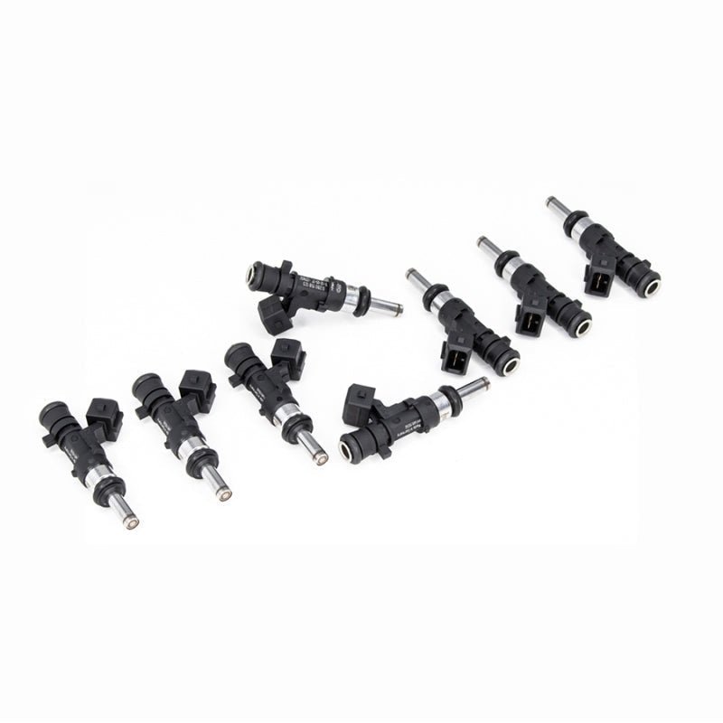 DeatschWerks 850cc Top Feed Injectors – Set of 8 | 2008-2013 BMW M3 / 2000-2003 BMW M5 (17MX-00-0850-8)