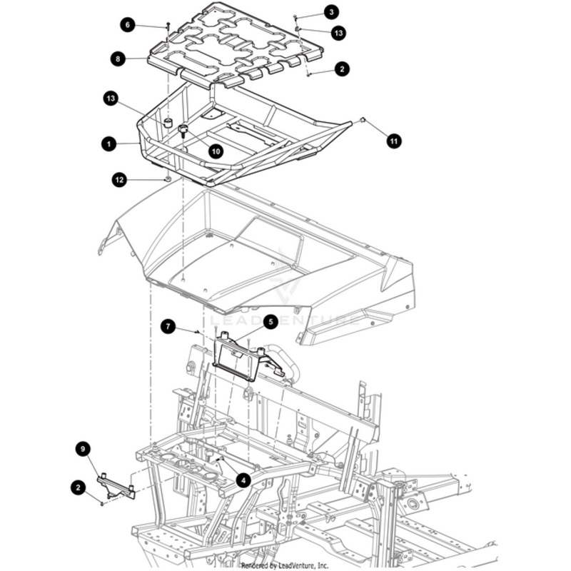 Hood Rack Plug Kit by Arctic Cat