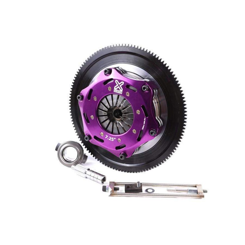 XClutch Clutch Kit 7.25in Twin Solid Ceramic Disc w/ Flywheel WRX 2002-2005 / Forester XT 2004-2006 / Legacy GT 2008-2012 | XKSU18520-2E